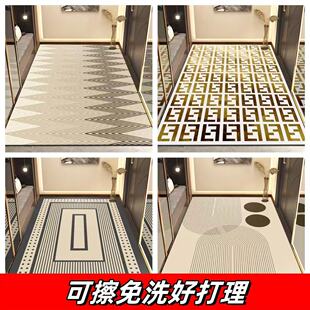 简约入户免洗一抹净脚垫玄关进门垫光滑可擦防水地毯裁剪PVC地垫