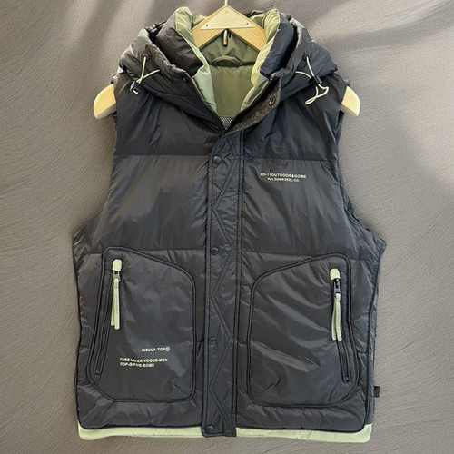 2025秋冬季新款男士羽绒马甲