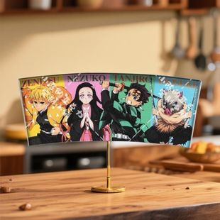 瑞幸鬼灭之刃杯套外形自制款 磁吸扇形创意冰箱贴软磁收藏纪念礼物