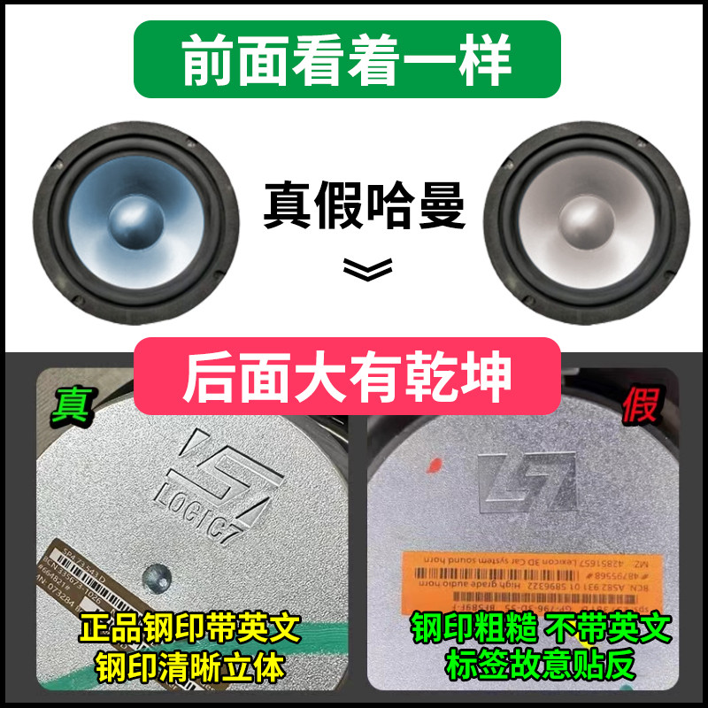 5寸中低音高音喇叭汽车音响改装家用