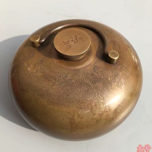 复古风老黄铜怀抱居家密封手暖炉