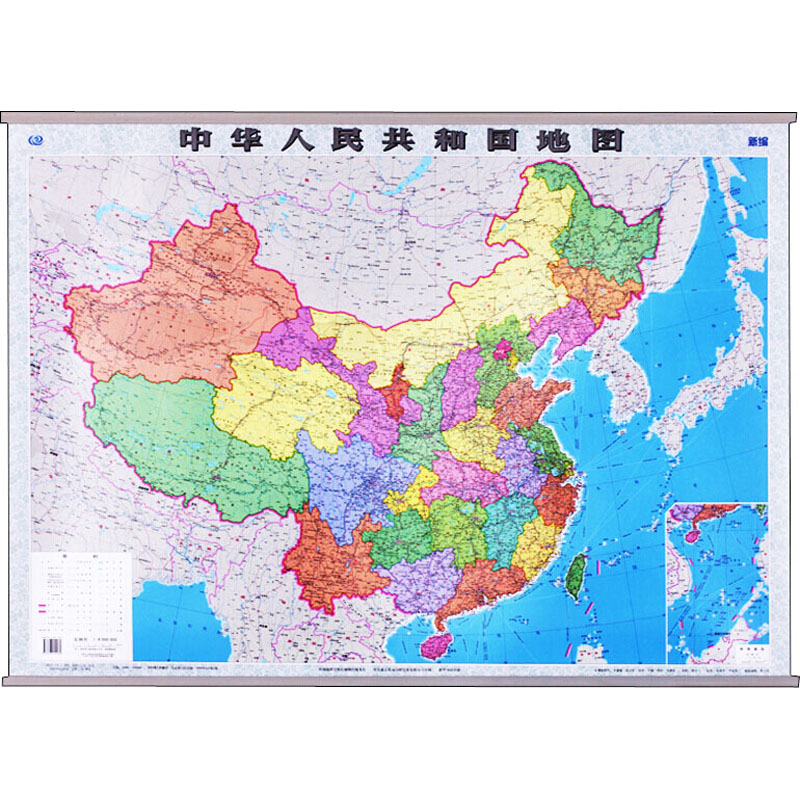 中华人民共和国地图 黄玉玲 编 文教 中国行政地图 中国行政区划图