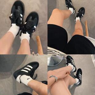 066德训鞋 2026春夏四季 单里休闲百搭复古平底女鞋