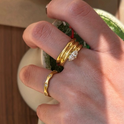 2026多圈复古镶钻指环JZ0132