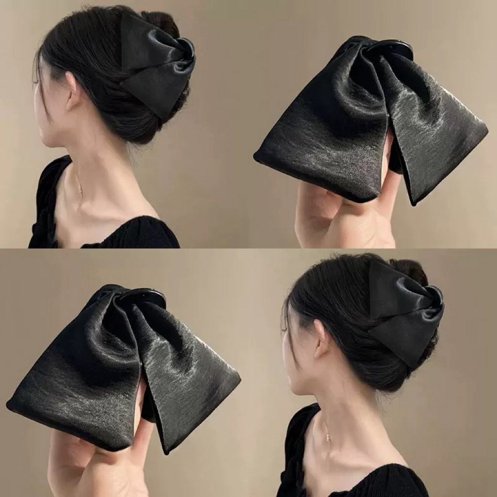 2026纯色缎面大蝴蝶结后发夹超仙抓夹FG0013,童装/婴儿装/亲子装,T恤,淘宝优惠券,粉丝福利购,淘宝优惠卷