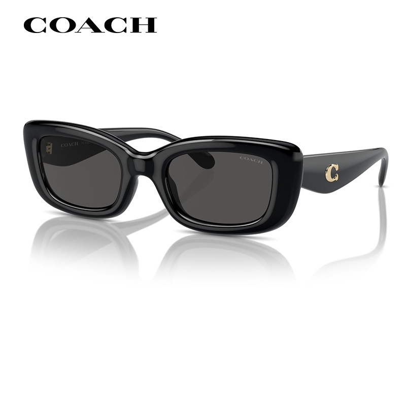 COACH蔻驰2025新款复古枕形防晒太阳镜女HC8390潮流百搭显瘦墨镜