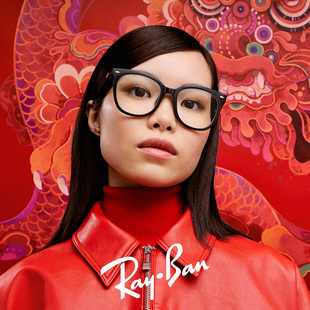 百搭眼镜框男RX4379黑框板材镜架女 RayBan雷朋时尚 生肖限定款