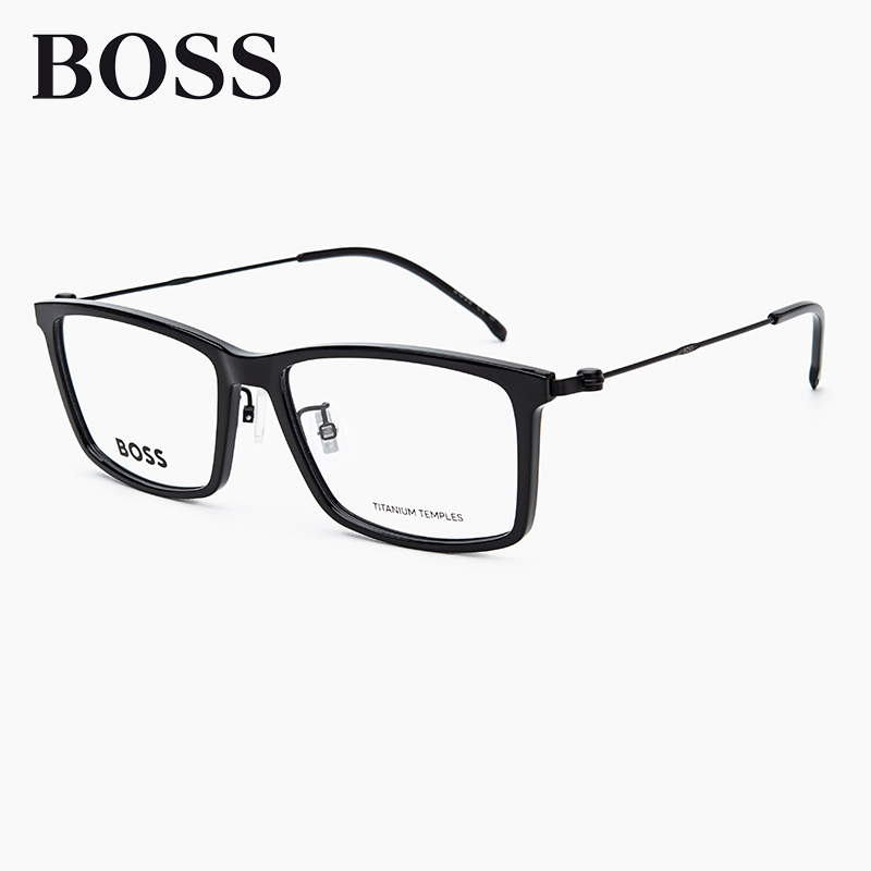 BOSS商务职场百搭方形近视眼镜
