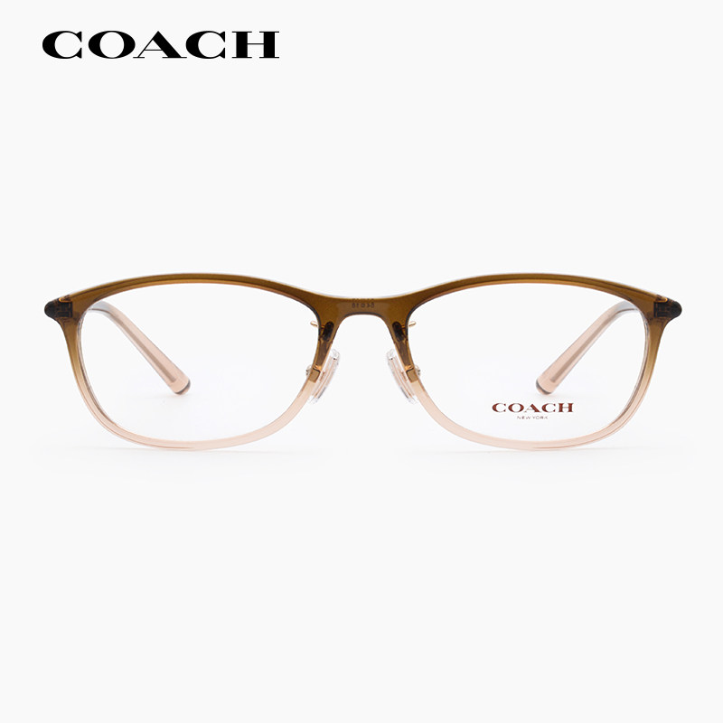 COACH蔻驰时尚渐变色眼镜框女HC6191潮流百搭板材近视镜架高级感