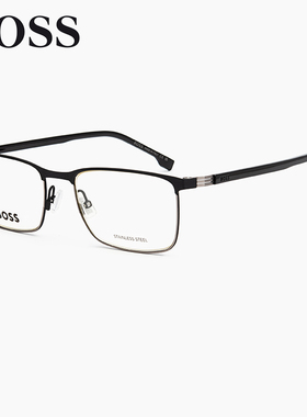 HUGO BOSS雨果博斯商务休闲眼镜框男1637时尚百搭方形近视镜架女