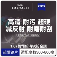 Зеркальная рама+Zeiss xinqing rui Platinum Film 1.67