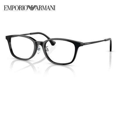 阿玛尼椭圆形超轻板材镜框潮男女