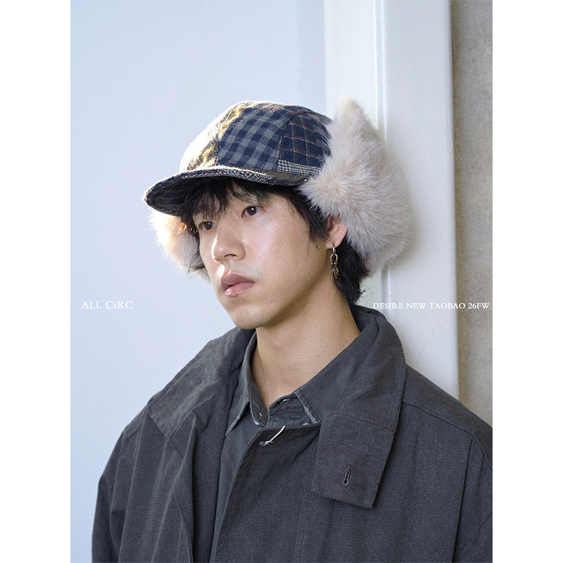 毛绒防寒护耳加厚雷锋帽