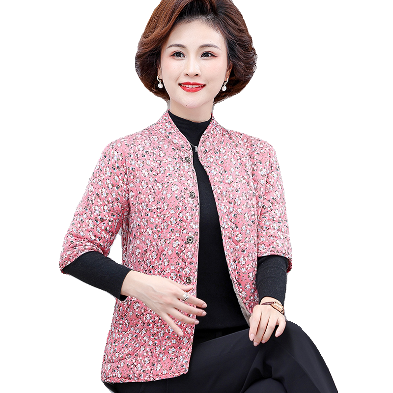 中年妈妈秋冬装棉马夹加厚短袖棉衣2026年中老年人外套加绒棉背心