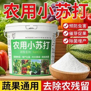 农用小苏打除虫杀菌增产碳酸氢钠种菜肥农作物防虫虫害种菜非农药
