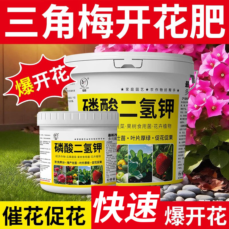 三角梅专用肥促开花爆花磷酸二氢钾官方旗舰店通用养花肥料促花开