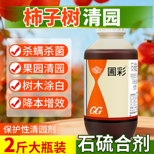 国光官方旗舰店石硫合剂果树专用清园农药涂白水剂杀菌盆景柿子树