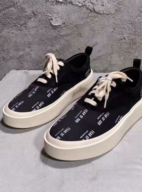 FOG101男鞋Fear of god主线sneaker字母弹幕高街厚底低帮休闲板鞋