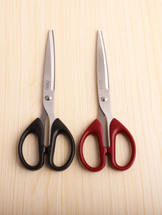 得力6009手工diy工具不锈钢剪刀办公剪纸刀家用缝纫剪刀裁剪耐用