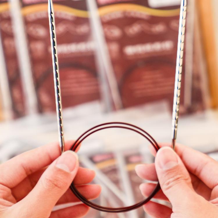 潮钩螺旋方环形针编织毛线毛衣针