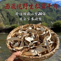 西藏野生松茸干片林芝高原干松茸片野生菌菇干货食用滋补煲汤250g