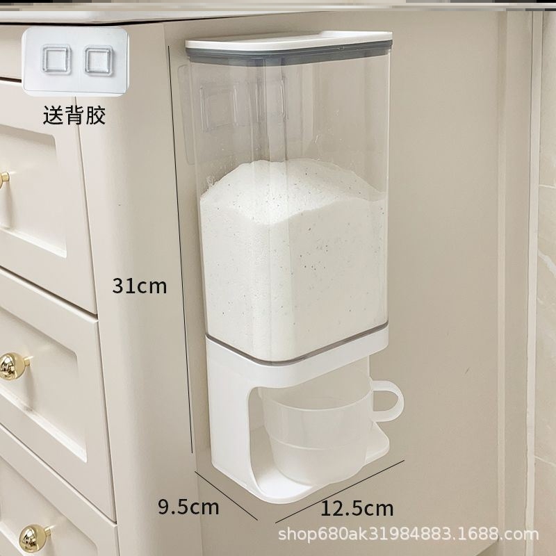 洗衣粉留香珠收纳盒壁挂防潮防尘防水简约家用洗衣凝珠收纳置物架