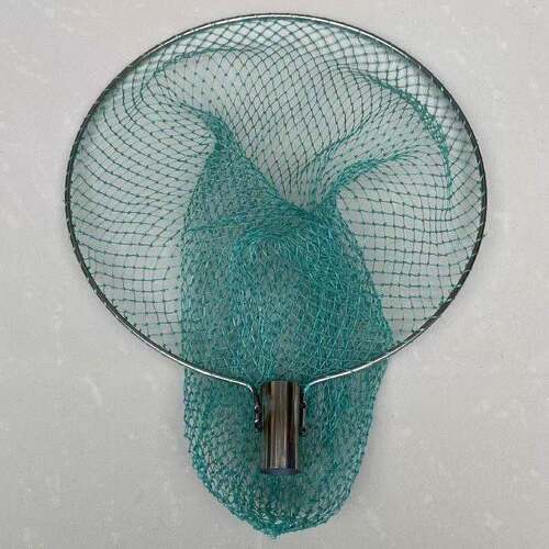 抄网头加粗实心钢材抓鸡专用网户外神器手工编织捞鱼网兜大物抄网