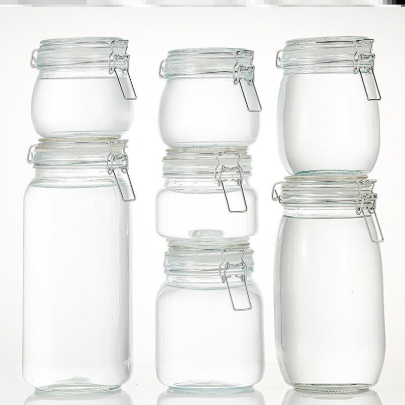 密封罐玻璃食品瓶子蜂蜜柠檬百香果泡酒泡菜坛子家用收纳储物罐子