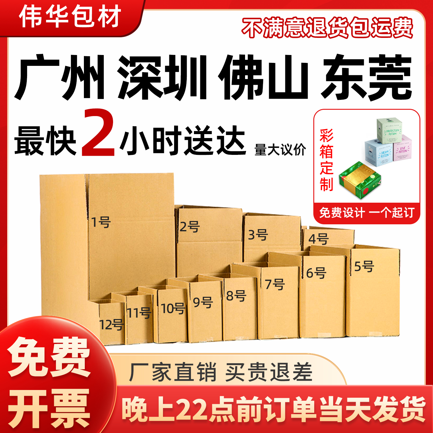 快递纸箱子批发加厚加硬物流邮政电商专用打包箱半高扁平盒子定制