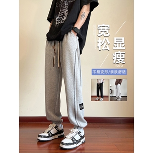 休閑長褲 季 個性 大童新款 衛褲 子男孩青少年初中高中學生運動褲 時尚