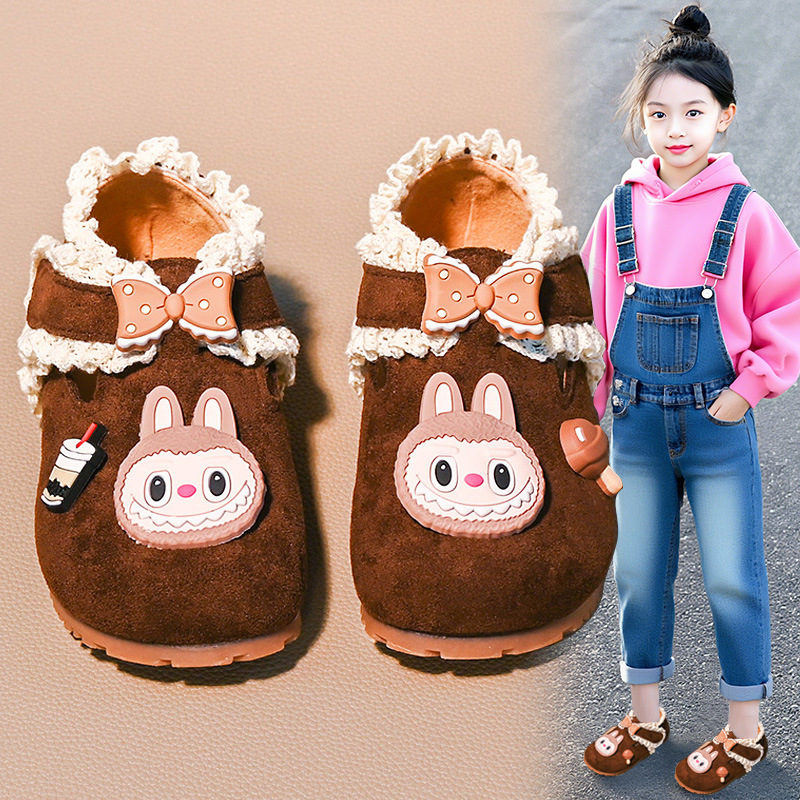 今年新品拉布布公主鞋女童小皮鞋新款季儿童鞋软底女孩宝宝单鞋