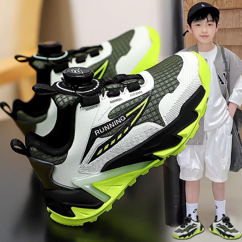今年新品男童鞋子季新款儿童运动跑鞋中大童休闲防滑老爹鞋男孩纽
