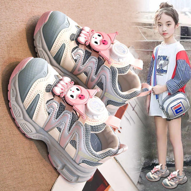 今年新品女童鞋新款季时尚儿童运动鞋女孩软底跑步公主老爹鞋