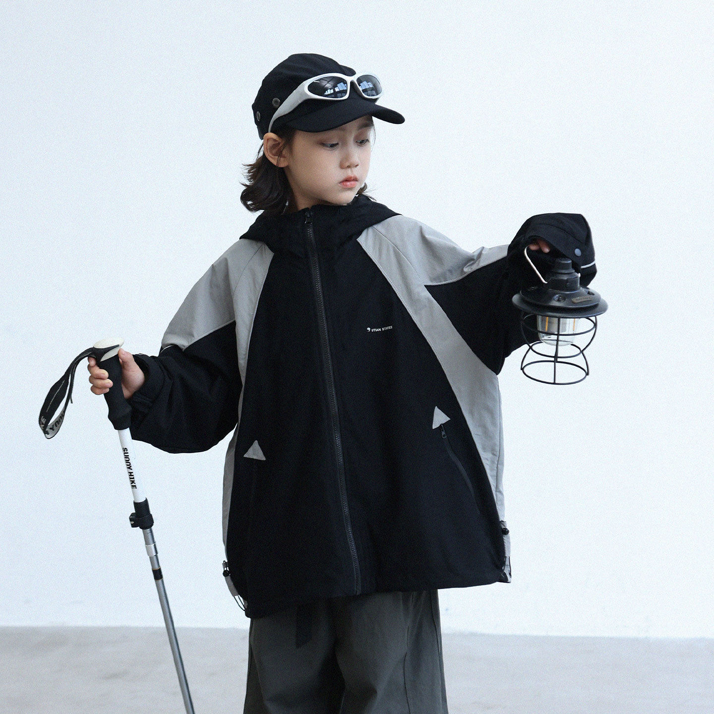 德国男童外套装新款洋气儿童冲锋衣帅气中大童季风衣时髦潮酷