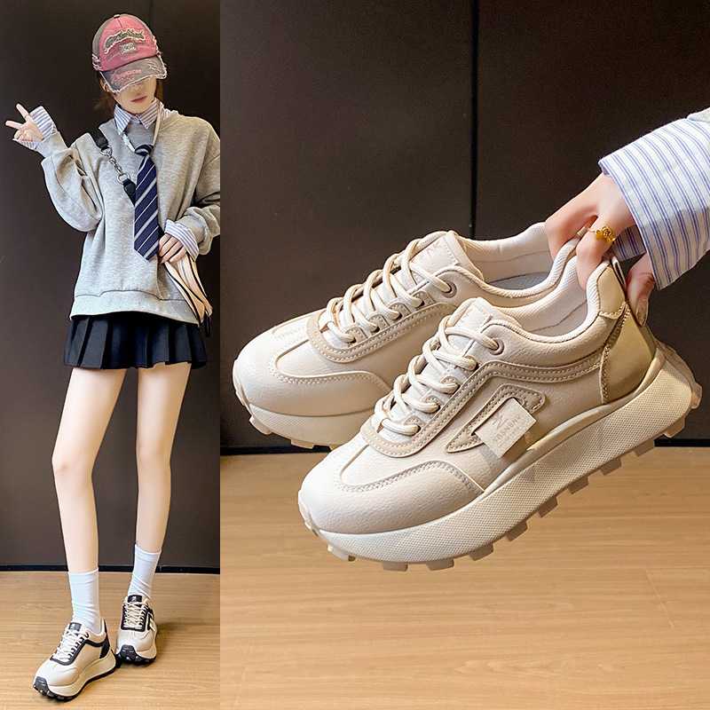 撤柜断码ins韩版新款老爹鞋女季学生运动跑步鞋休闲鞋厚底增高F