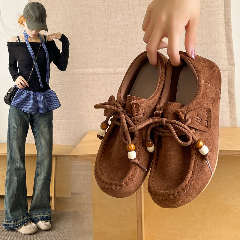 香港撤柜ins鞋女新款季百搭博肯单鞋轻便一脚蹬包头懒人鞋K