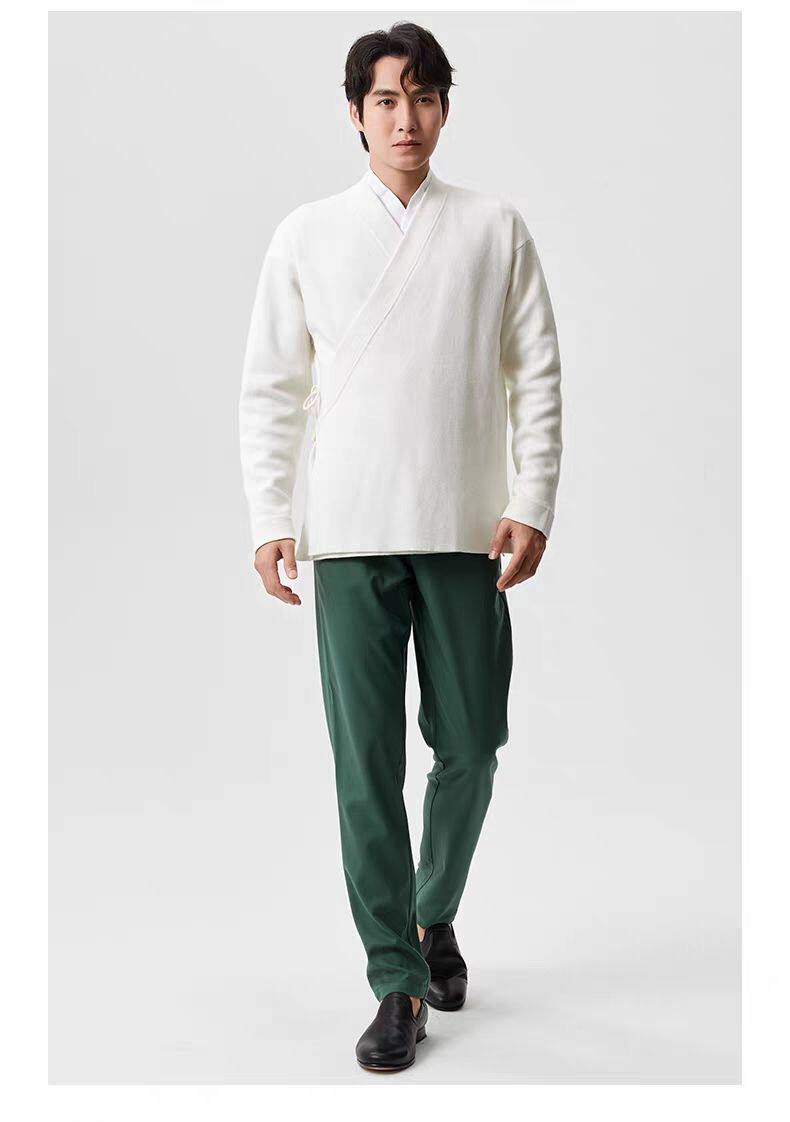 秋冬德绒保暖加厚中衣汉服中国风打底衫柔软亲肤男女款大码300斤