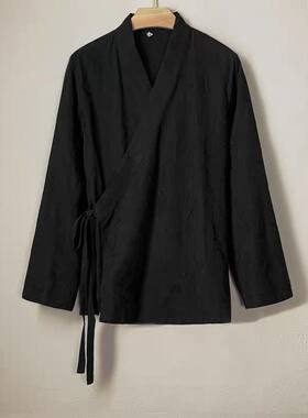 300斤大码中国风男女装改良汉服斜襟德绒保暖秋冬长袖中式唐装V领