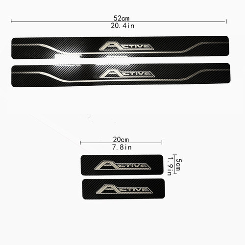 适用于福克斯ACTIVE门槛条防踩贴迎宾踏板装饰保护防刮蹭不锈钢