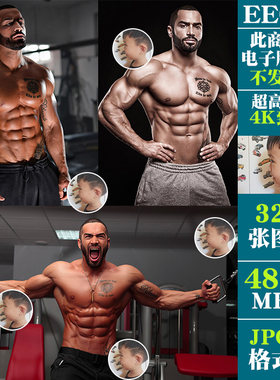 拉扎尔安格洛夫健身肌肉男4K8K高清手机电脑图片壁纸海报JPG素材