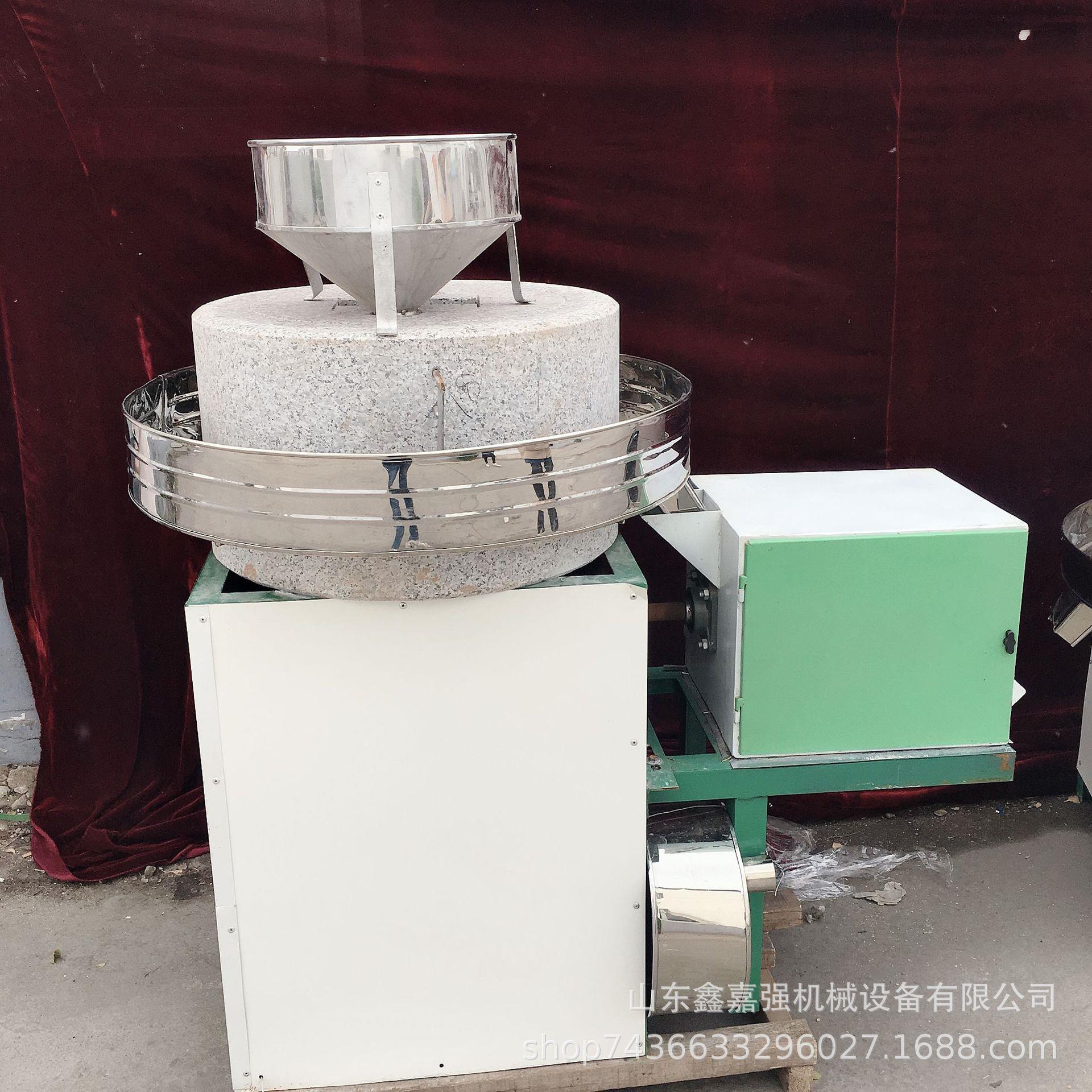 80型小麦加工石磨面粉机流动摆摊芝麻香油机 小麦荞麦麦麸分离机
