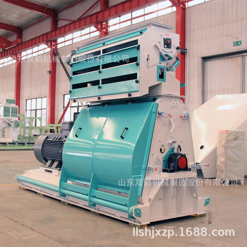 10吨大型饲料粉碎机 90kw水滴式锤片粉碎机 牛羊猪鸡饲料粉碎机