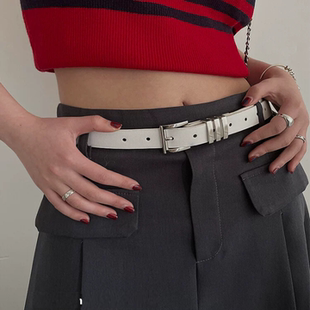 y2k韩版腰带女款装饰高级感配牛仔裤配裙子黑色百搭时尚学生皮带