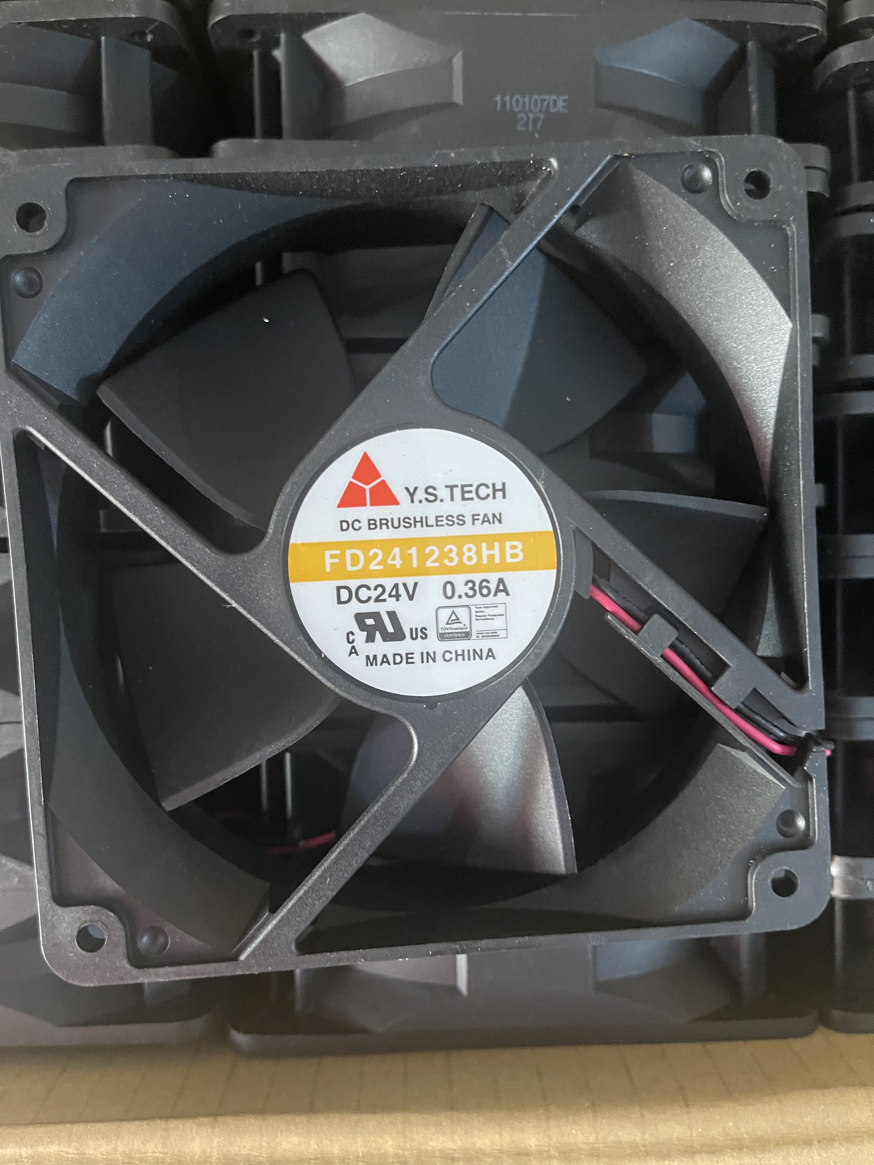 Y.S.TECH元山 FD241238HB DC24V 0.36A 12038变频器散热风扇