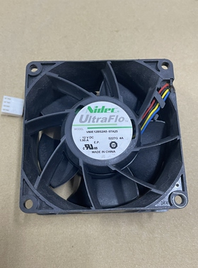 V80E12BS2A5-07A25 12V 1.95A 8038 4线温控风扇