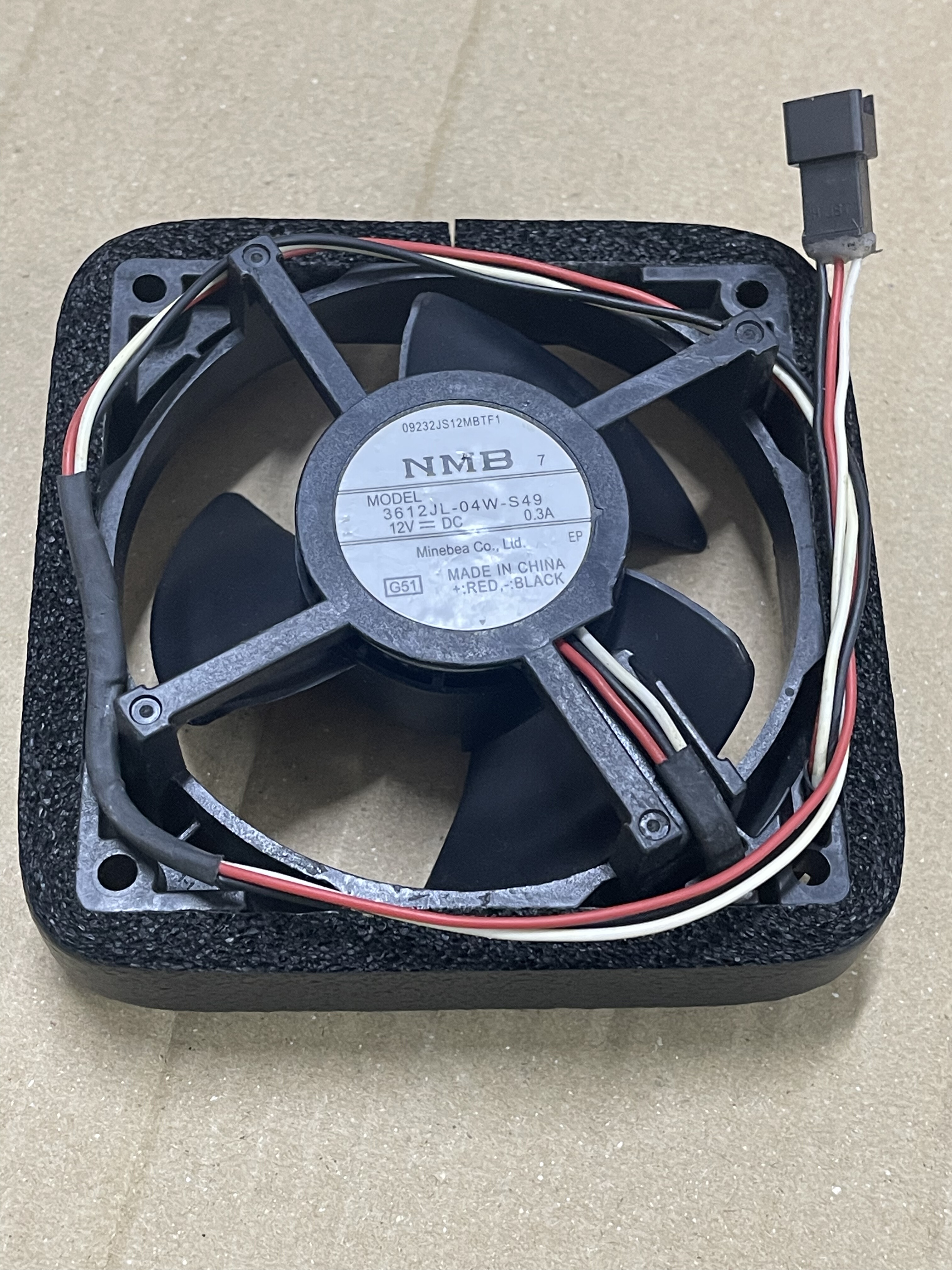 NMB NMB 09232JS-12M-BU冰箱冷冻风机NMB风扇DC12V 0.3A冰箱