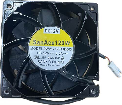 三洋SanAce120W 型号9WV1212P1JD003 12V电压 3.0A电流 IP68防水