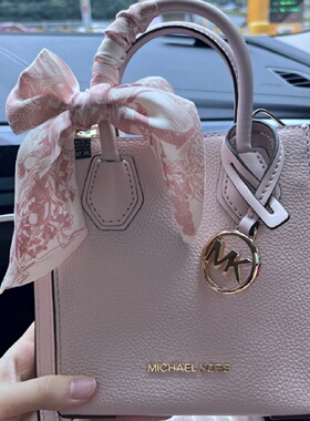 香港正品代购MK女包真皮老花迷你Mercer手提可斜挎小方包百搭洋气