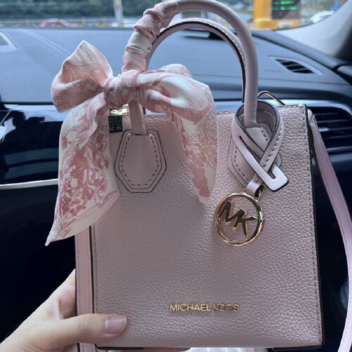 香港正品代购MK女包真皮老花迷你Mercer手提可斜挎小方包百搭洋气