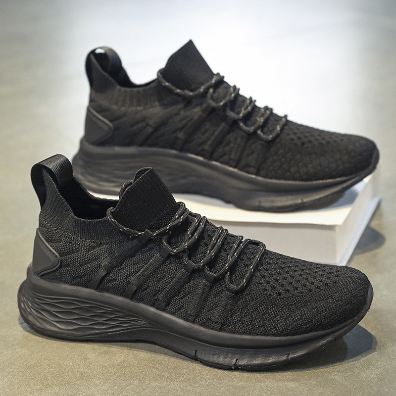 米3代 云弹跑鞋黑色软底爆米花休闲鞋潮鞋透气跑步米家运动鞋